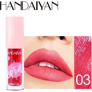 HANDAIYAN hydraterende matte lipglazuur blijvend niet gemakkelijk te vervagen geverfde lip vloeibare lipgloss lippenstift water 03