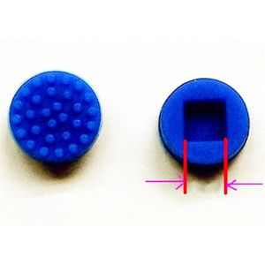 Rubber pointstick - Geschikt voor Dell (3x3.mm aansluiting) - BLAUW