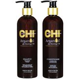 CHI - Argan Oil Duo Set - Shampoo en Conditioner - 2x355ml