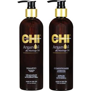 CHI - Argan Oil Duo Set - Shampoo en Conditioner - 2x355ml