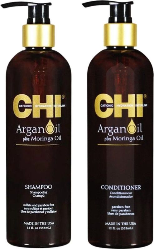 CHI - Argan Oil Duo Set - Shampoo en Conditioner - 2x355ml