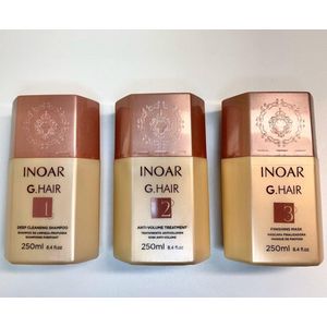 Kit Lissage  3x250ml Original Inoar Ghair G Hair