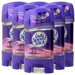 Lady Speed Stick Breath of Freshness Deodorant Gel Stick - 6 x 65 g - Voordeelverpakking