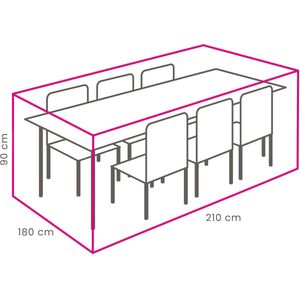 Tuinset beschermhoes 210x180x90cm