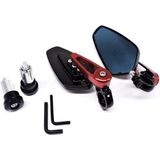 Bar end spiegels rood scooter motor - Anroc