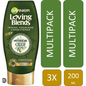 Garnier - Ultra Doux - Loving Blends - Crèmespoeling - Olijf - 3 x 200ml