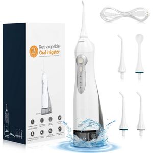 Equivera Waterflosser - Monddouche - Draadloos - Mondverzorging