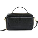 MOSZ Dames Tassen / Crossbodytas / Handtas - Leer - Naomi - Black