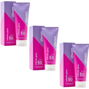 Gleam - Infinite Glow - Zonnebrandcrème - SPF50 - Lichtgewicht - Hydraterend