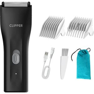 Elektrische Body Groomer voor Mannen - Pubic Hair Trimmer - Ballen Scheerapparaat Clipper - Mannelijk Gevoelige Private Delen Scheermes - Gezicht