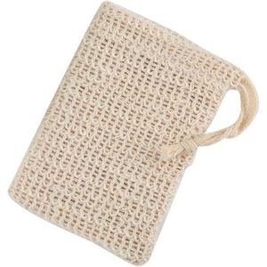 Sisal zeepzakje voor zeep/shampoo bar