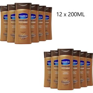 12x Vaseline Cocoa Radiant Bodylotion - 12 x 200 ml Voordeelpakket