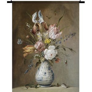 Wandtapijt  - wandkleed - Stil leven bloemen Balthaser - 90 x 120 cm