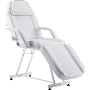 MKSS® Hoge Kwaliteit Witte Behandelstoel Starterset - Perfect voor Massages en Behandelingen - Verstelbaar met Voetsteun en Kussen - 3 Zones