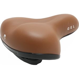 Selle comfort Zadel fiets + Leder handvatten Falkx 125 mm Classy Combo