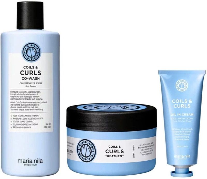Maria Nila - Coils & Curls Complete Set - 350+300+100ml