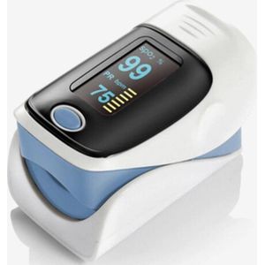 Bloeddrukmeter - Oximeter - Saturatiemeter - Hartslagmeter - Zuurstofmeter - Blauw