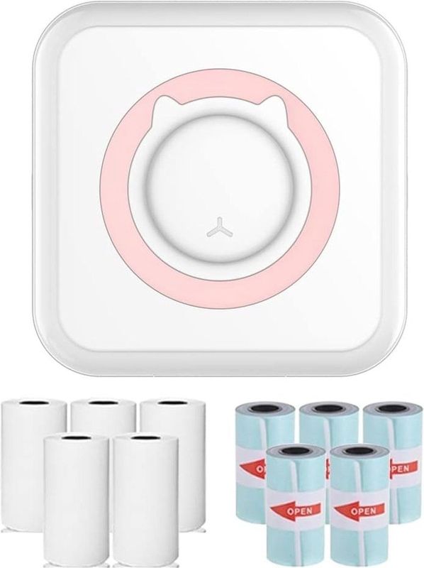 Equivera Mini Printer - Pocket Printers - Draagbare Printer - Mobiele Printer - fotoprinter