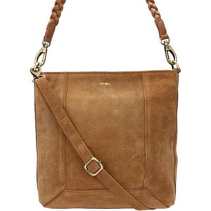 DSTRCT Medium  Schoudertas / Crossbody Tas  Dames -  Leer - Portland Road  -  Cognac