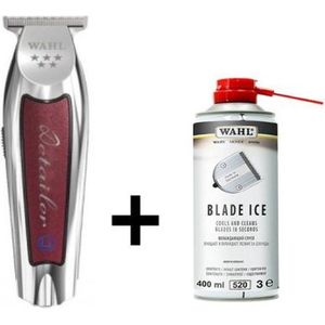 Wahl Cordless Detailer Li Trimmer T-Wide + Wahl Blade Ice 400 Ml