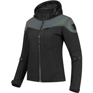 Rusty Stitches - Ann - Jack - Softshell - Zwart - Reflecterend