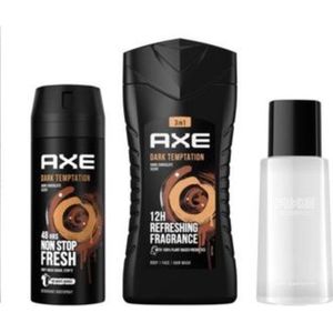 AXE Dark Temptation - After Shave 100 ml & Douchegel & Deo Spray