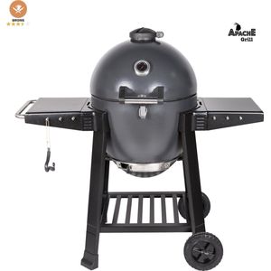 Apache Grill 21 inch Kamado BBQ Egg | Houtskool | zwart | Ø 50cm grill oppervlak | dubbelwandig & geïsoleerd