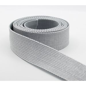 Lurex riem, 36 mm, metaal, goudkleurig, zilverkleurig (zilver 01)