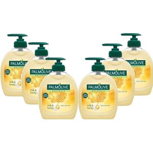 Palmolive Handzeep - Pompje Melk & Honing - Voordeelverpakking 6 X 300 ml