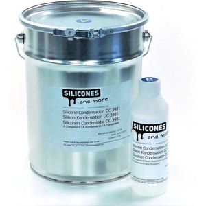 Siliconen Condensatie DC 3481 R (Gemiddeld Hard, Droog) - 26.25 Kg Set (A + B)