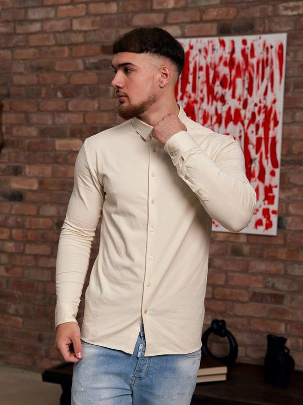 AB Lifestyle - Slim-Fit Shirt Whitecap Gray - Heren