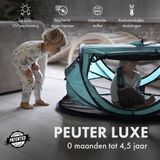 Deryan Peuter Luxe Campingbedje – Inclusief zelfopblaasbare matras - Ocean