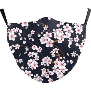 Mondkapje Bloemen | Stoffen mondkapjes met print | Wasbare Mondkapjes | Mondkapjes | Uitwasbaar | Katoenen mondkapje | Herbruikbare Mondkapjes | Herbruikbaar | Ov geschikt | Mondkapje wasbaar | Mondkapjes wasbaar | Mondmaskers