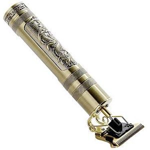 Nieuwe T9 Reliëf Tondeuse Elektrische Tondeuse Scheermes Retro Olie Tondeuse (Gesneden Dragon Head)