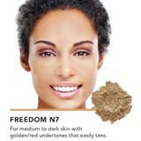 Loose Mineral Foundation SPF25 - Freedom - Biologisch - Vegan - 100% Natuurlijk - Verzorgend - Alle huidtypes - Microplasticvrij