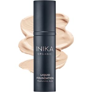 INIKA Liquid Foundation - Voor Lichte Huid - 100% Natuurlijke Ingrediënten - Biologisch