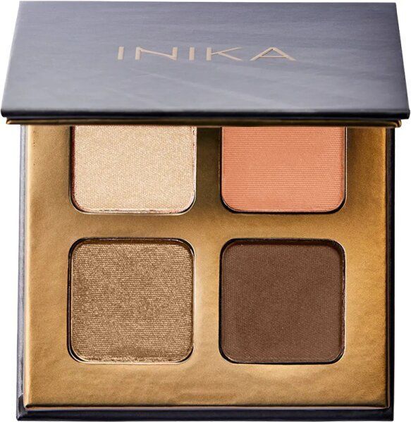 INIKA REFRESH Eyeshadow Quad - Sunset - Vegan - 100% Natuurlijk - Verzorgend - Alle huidtypes - Minerale make-up