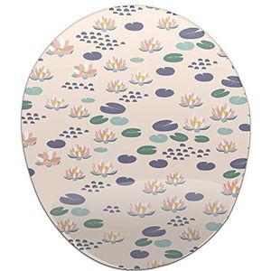 Bonamaison, Ergonomische muismat met polssteun, digitale print, anti-speen-onderkant, anti-slip onderkant voor kantoor en thuis, 20 x 23 cm