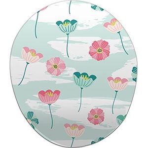 Bonamaison, Ergonomische muismat met polssteun, digitaal bedrukte muismat tegen schede problemen, antislip onderkant, voor kantoor en thuis, afmetingen: 20 x 23 cm