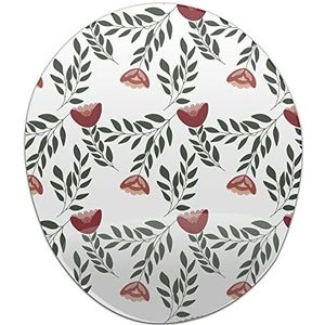 Bonamaison, Ergonomische muismat met polssteun, digitale print, anti-speen-onderkant, anti-slip onderkant voor kantoor en thuis, 20 x 23 cm