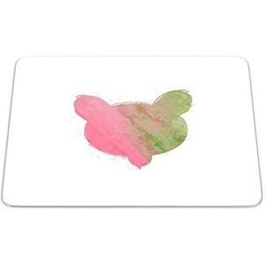 Bonamaison, Rechthoek Pop Art Digital bedrukte muismat, antislip onderkant, voor kantoor en thuis, grootte: 22x18 cm