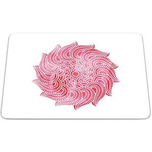 Bonamaison, Rechthoek Pop Art Digital bedrukte muismat, antislip onderkant, voor kantoor en thuis, grootte: 22x18 cm