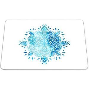 Bonamaison, Rechthoek Pop Art Digital bedrukte muismat, antislip onderkant, voor kantoor en thuis, grootte: 22x18 cm