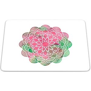 Bonamaison, Rechthoek Pop Art Digital bedrukte muismat, antislip onderkant, voor kantoor en thuis, grootte: 22x18 cm