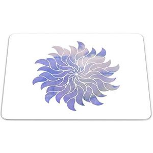 Bonamaison, Muismat, rechthoekig, digitaal bedrukt, antislip onderkant, voor kantoor en thuis, afmetingen: 22 x 18 cm