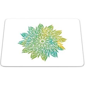 Bonamaison, Rechthoek Pop Art Digital bedrukte muismat, antislip onderkant, voor kantoor en thuis, grootte: 22x18 cm