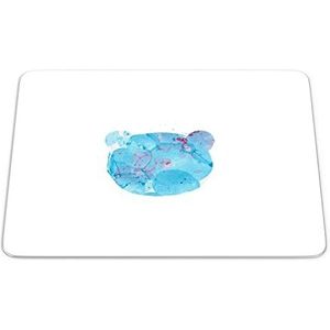 Bonamaison, Rechthoek Pop Art Digital bedrukte muismat, antislip onderkant, voor kantoor en thuis, grootte: 22x18 cm