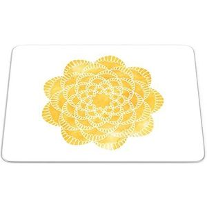 Bonamaison, Rechthoek Pop Art Digital bedrukte muismat, antislip onderkant, voor kantoor en thuis, grootte: 22x18 cm