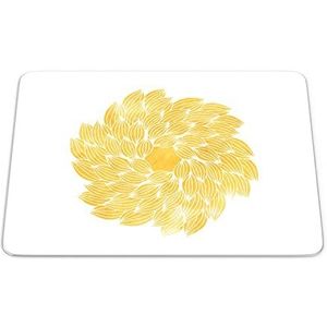 Bonamaison, Rechthoek Pop Art Digital bedrukte muismat, antislip onderkant, voor kantoor en thuis, grootte: 22x18 cm
