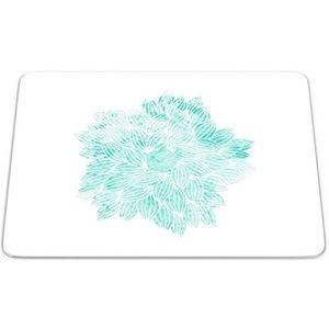 Bonamaison, Rechthoek Pop Art Digital bedrukte muismat, antislip onderkant, voor kantoor en thuis, grootte: 22x18 cm
